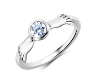 Cute Wing Silver Ring NSR-736